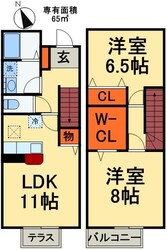 ルミエール鷺沼台の物件間取画像